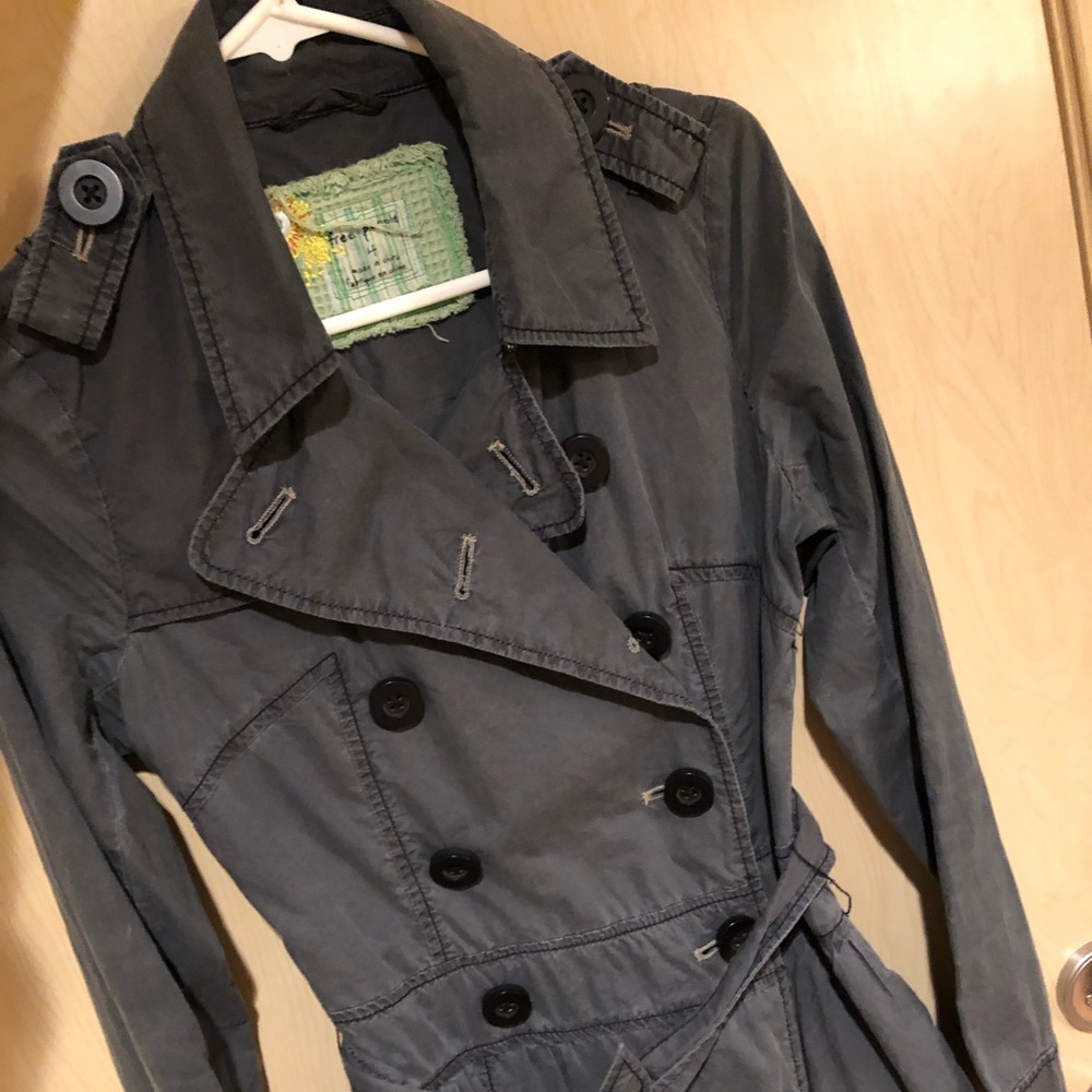 Free People Lightweight trench belted trench coat